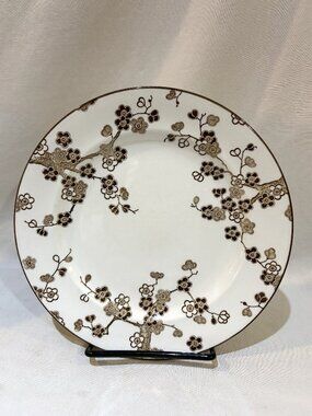 Rörstrand Sweden Japonica Pattern Porcelain Plate Replacement 8.25 Inch EUC